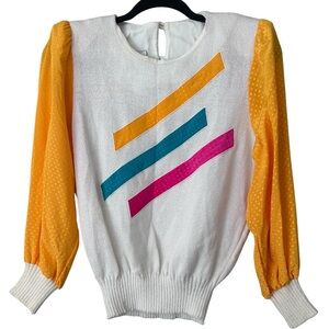 Anthony Sicari Women’s Vintage Sweater Blouse Top Size 12